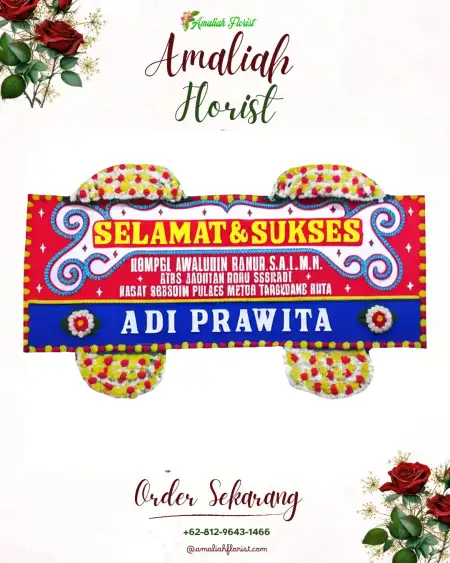 Papan Bunga Ucapan Selamat Bandarkedungmulyo